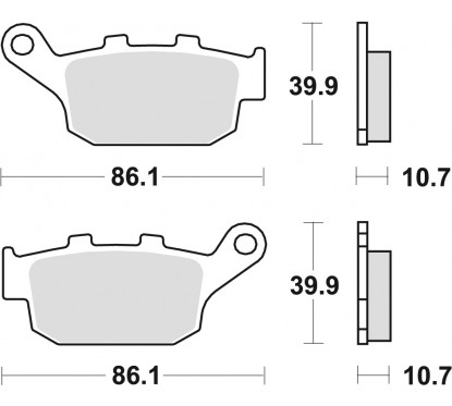 Klocki hamulcowe MCB585