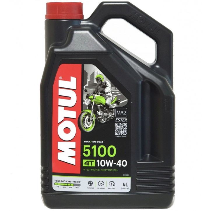 OLEJ MOTUL 5100 4T 10W40 JASO MA2 ESTER 4L