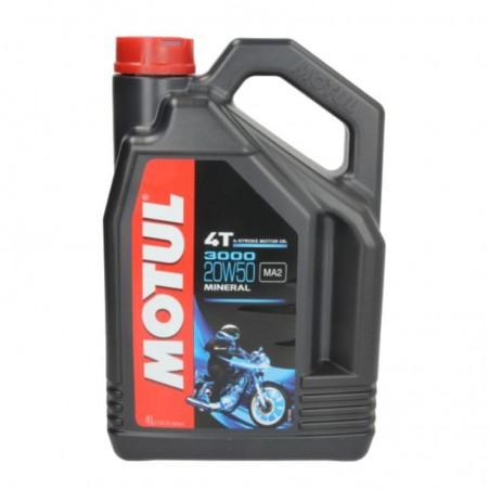 OLEJ MOTUL 3000 4T 20W50 4L MINERALNY JASO MA2